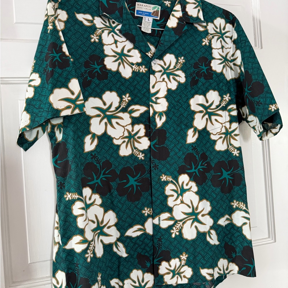 Vintage Makapuu Floral Hawaiian Shirt